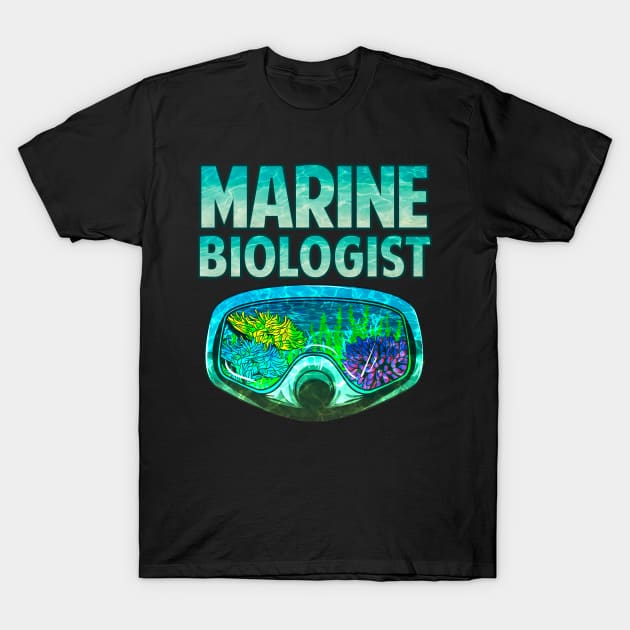 Awesome Marine Biologist Underwater Biology T-Shirt by theperfectpresents